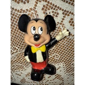 Vintage Mickey Mouse‎ Plastic Bank 5.5" Walt Disney World Productions